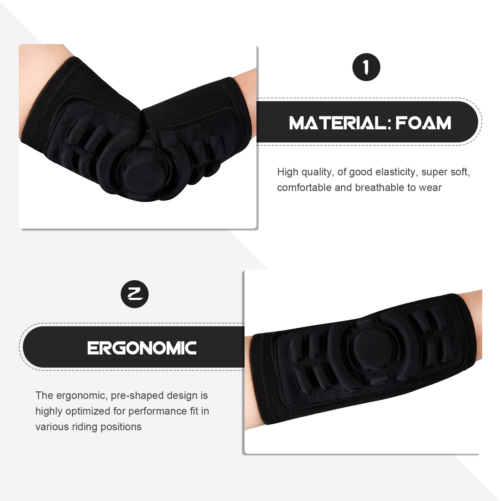 Ochraniacze na łokcie do jazdy – Mountain Biking Elbow Pads recenzja i cena